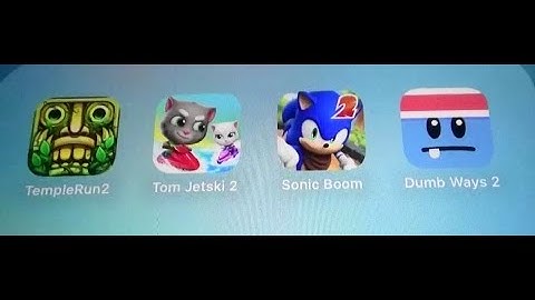 Temple Run 2 Vs Tom Jet Ski 2 Vs Sonic Dash 2 Vs Dumb Ways 2