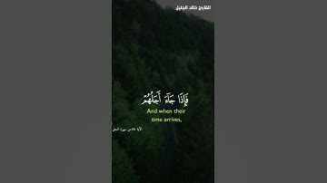 تلاوة للشيخ خالد الجليل من سورة النحل