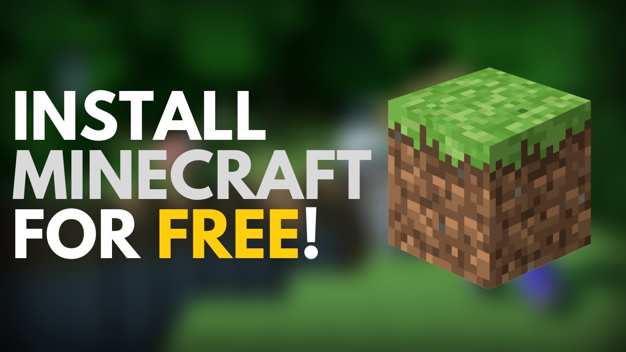 Install MINECRAFT Full Version On PC For FREE!☘ YouTube