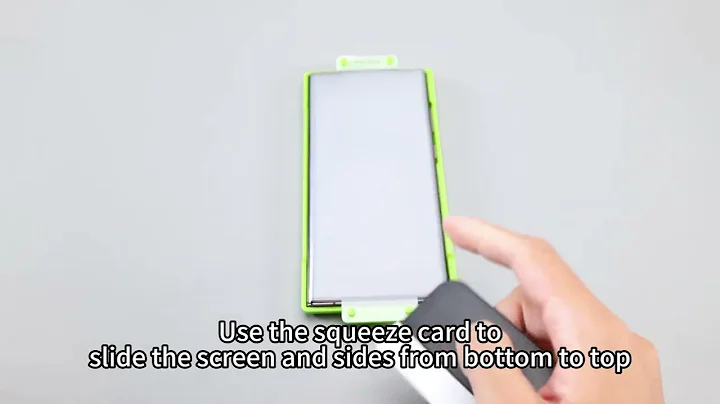 Magic John Samsung series Screen Protector installation tutorial