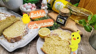 Babka cytrynowa której nie może zabraknąć na Świątecznym stole/ Kuchnia Kasieńki