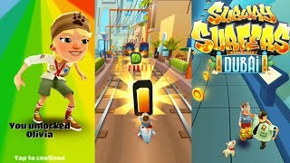 Subway Surfers Dubai King And Unlocking Olivia