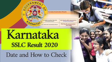 SSLC Result 2020 Karnataka Date (August 5) | How To Check SSLC Results | Karnataka SSLC Result |