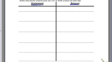 Geometry Target 2.1b - Algebraic Proofs