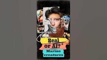 Real Marine Creatures or AI?