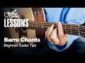 How to Play Barre Chords (Major) | Beginner Guitar Tips