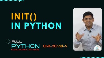 py u20 v5 init method or function in python