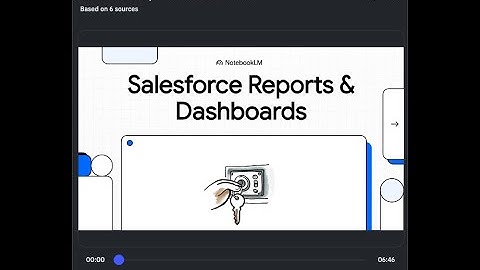 An introduction to Salesforce Reports & Dashboards using NotebookLM