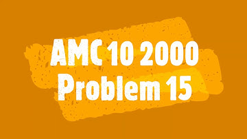 AMC 10 2000 Problem 15