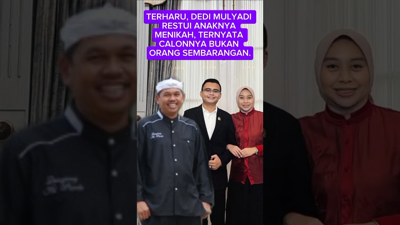 THRILLED!! DEDI MULYADI APPROVES HIS SON'S MARRIAGE, TURNS OUT THEY'RE NOT JUST ANYONE #kdm #shorts