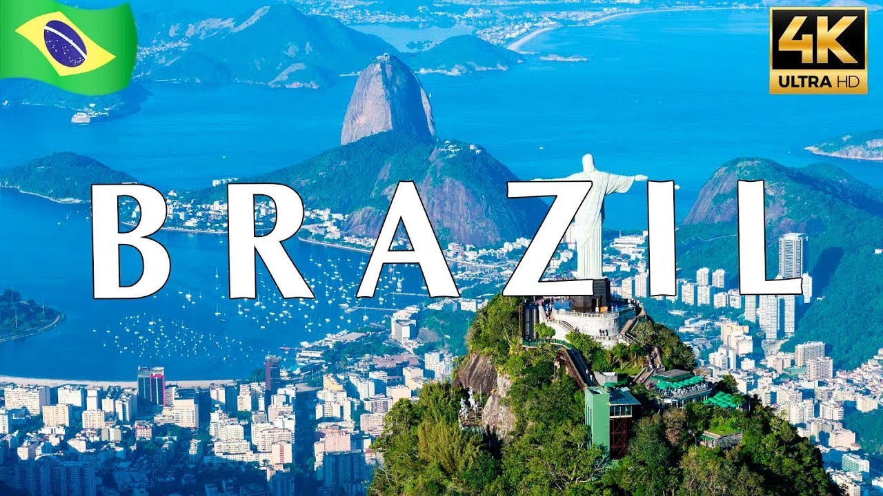VOLANDO SOBRE BRAZIL 4K | BRAZIL AERIAL VIEWS That Will Leave You BREATHLESS | vídeo 4k