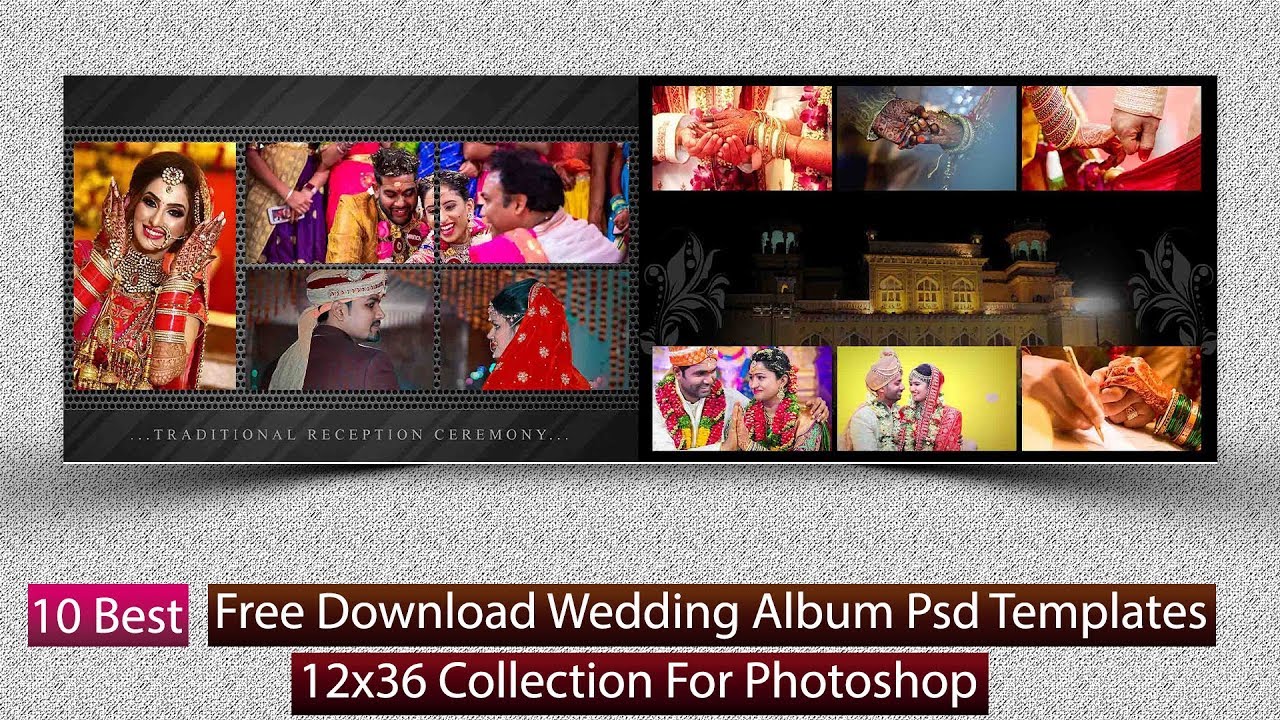 12 36 wedding album psd free download