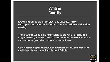 Military Memo Writing for SEMO GOLD