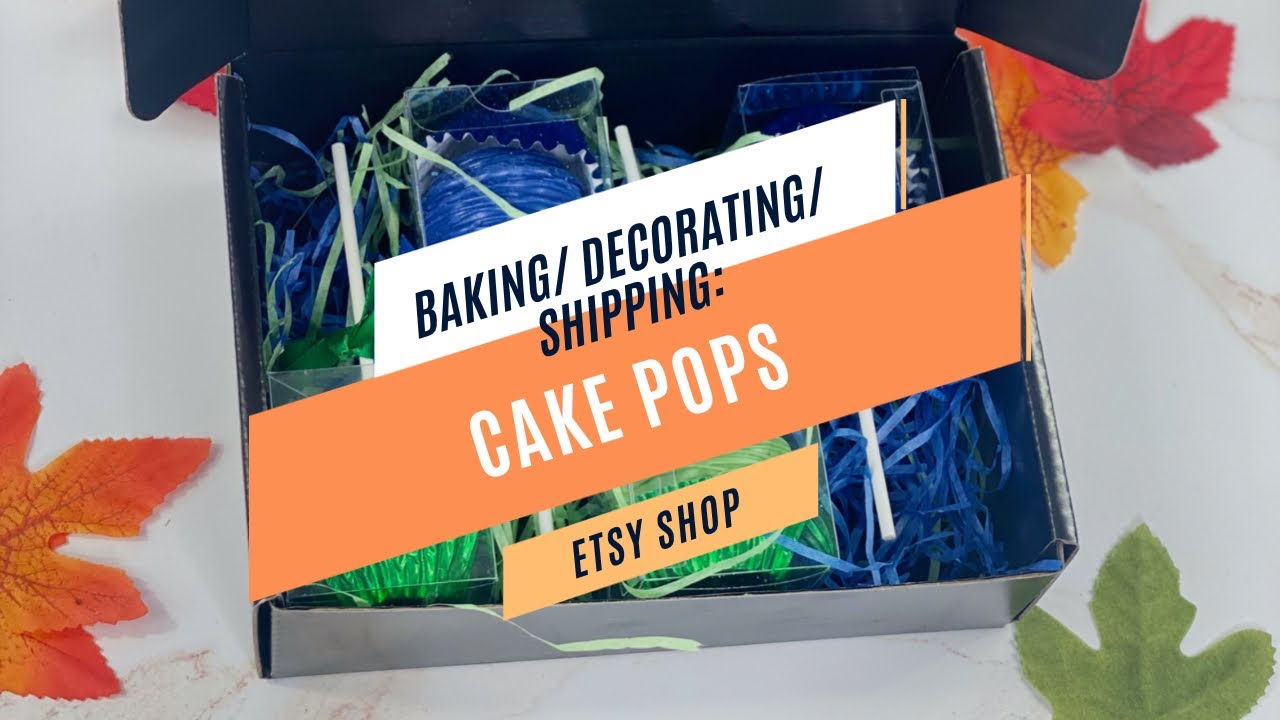 My first time shipping on Etsy! Watch me work! Cake PoP Gift Box