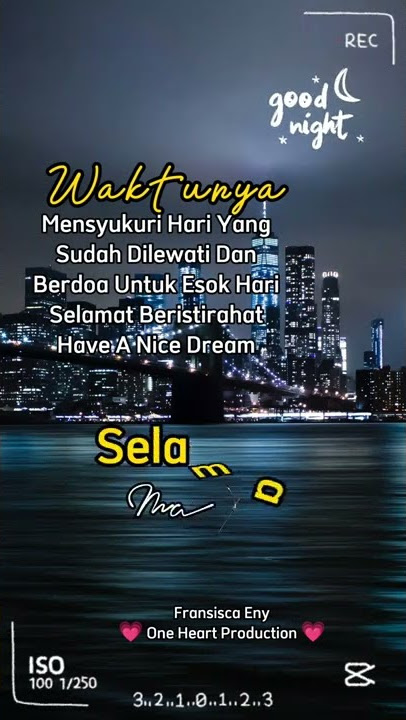 Video Story Selamat Malam|| Waktunya Beristirahat Have a Nice Dream