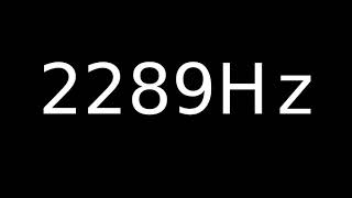 Speaker Sound Test 2289Hz