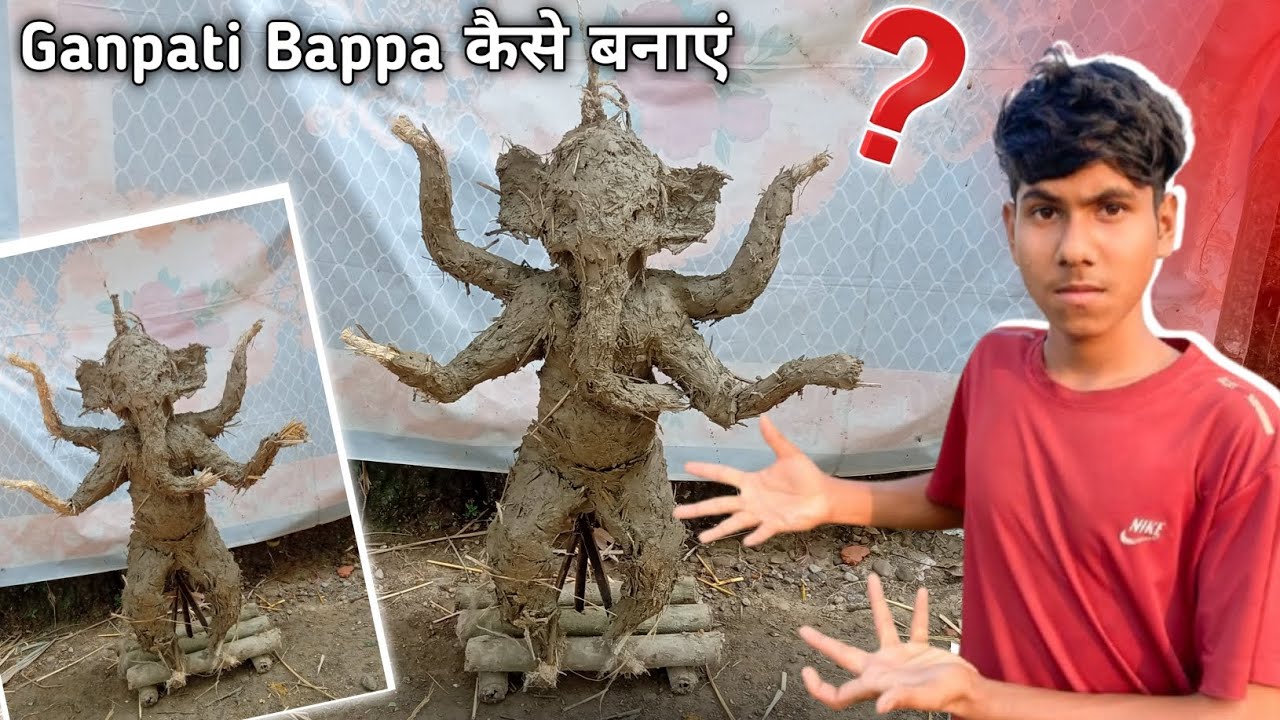 Pooalse Ganesh Murti Kaise Banate Hain |🔥 Ganpati Bappa Murti Making ❤️ 🥰