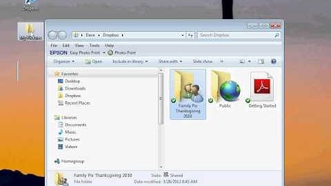 Dropbox video tutorial on how to download a shared folder