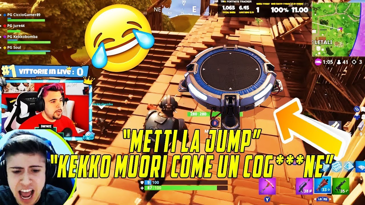 CICCIOGAMER89 LITIGA CON KEKKOBOMBA PER UNA JUMP NEI SERVER PRIVATI