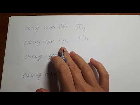 Video: Kako Napisati Oksidne Formule