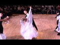 Roman shchochka and marta tyutyunnyk  slow waltz  under 21 ballroom nydf 2023