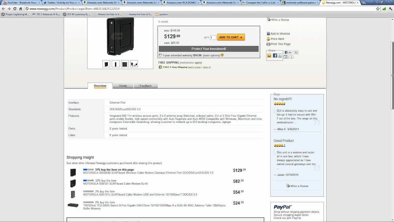 Essentials For Gaming Cable Modems & Cat5eCat6 Cables YouTube
