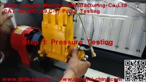 CAT HEUI C7,C9,C 9 Pump Testing