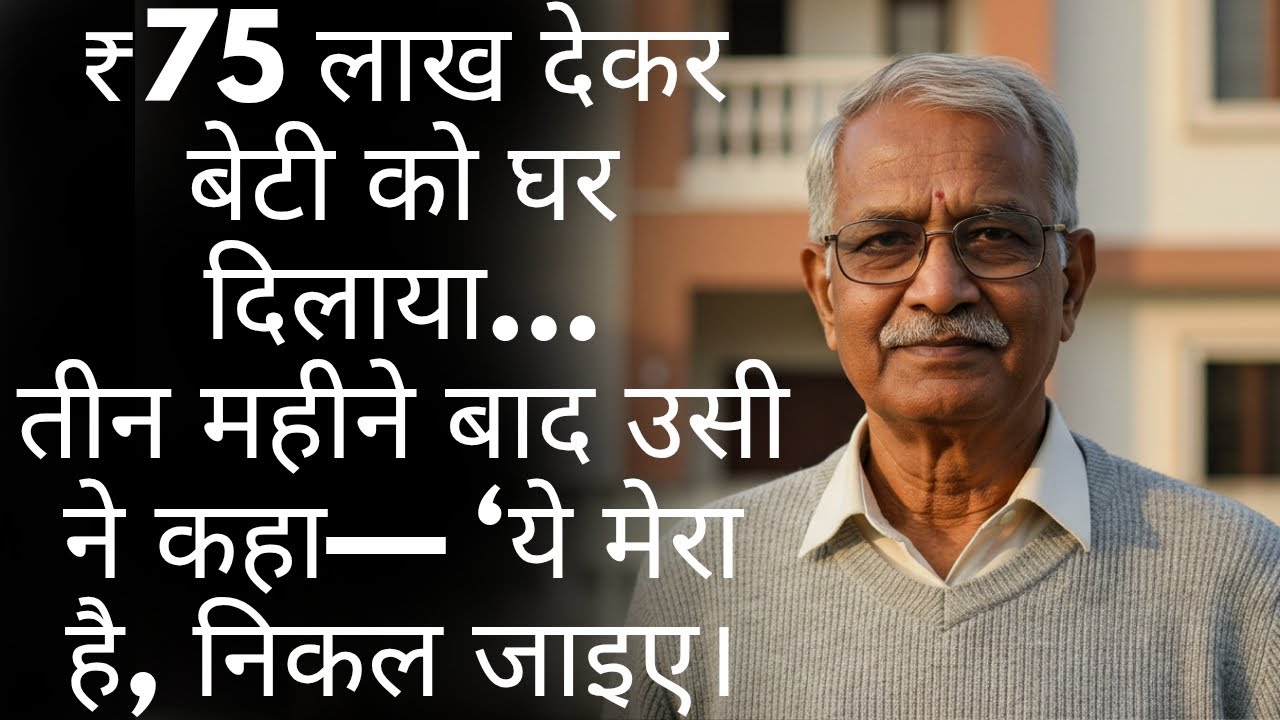 मेराबेटी ने कहा: ‘ये हमारा घर है, आप नहीं’ | पिता का जवाब सबको चौंका देगा | Full Hindi Stories |  Fr