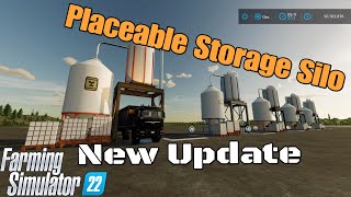 Placeable Storage Silo / New UPDATE for all platforms on FS22