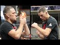 HILARIOUS! NATE DIAZ LIGHTS UP FAT JOINT BEFORE WORKOUT! SHOWS OFF VINTAGE HAND SPEED!