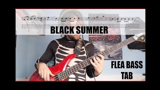 🔴 RHCP Black Summer Bass Cover with TABS New Album Unlimited Love FLEA Bassline by SalichSTAR 2022