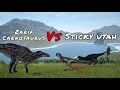 Zarif carnotaurus vs sticky utah  sticky utah pov  youtuber vs youtuber