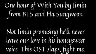 1 Hour of BTS Jimin and Ha Sungwoon - With you (Black Screen)