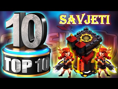 TOP 10 SAVJETA za TH10 lootanje - Clash of Clans