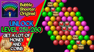BUBBLE SHOOTER ORIGINAL FUN GAMES! || LEVEL 251-260 || REAL 💰💰🪙🪙 || ANDROID GAMEPLAY