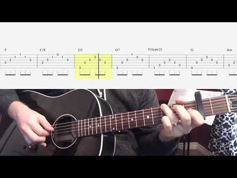Can't Help Falling in Love Guitar Playalong and Chords