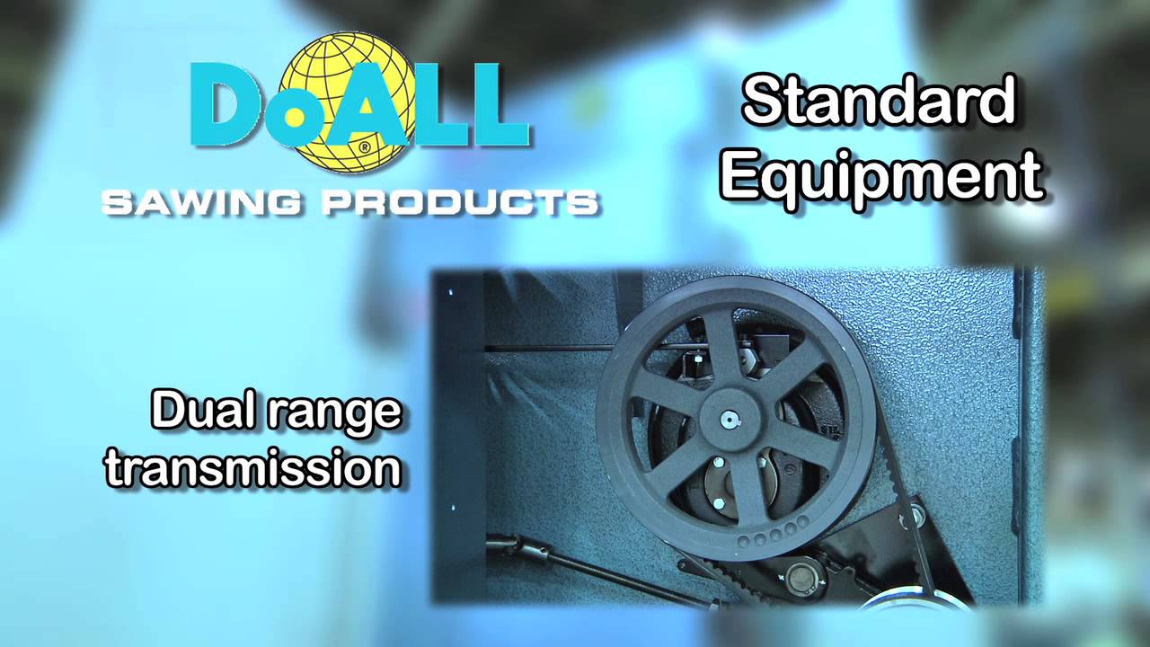 DoALL 2013-V, -V3 & -V5 Vertical Contour Metal Cutting Band Saws - YouTube