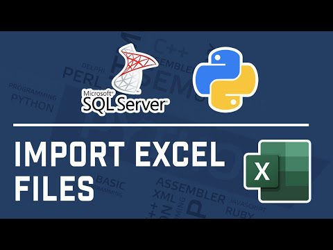 Upload Excel File Data To MS SQL Server Using Python (Source Code In Description)