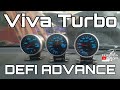 Viva Turbo : Defi Advance Meter installation
