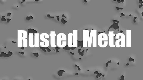 How to make a Rusted Metal Texture - Part One