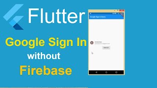 Flutter Tutorial | People API | Google Sign In without Firebase