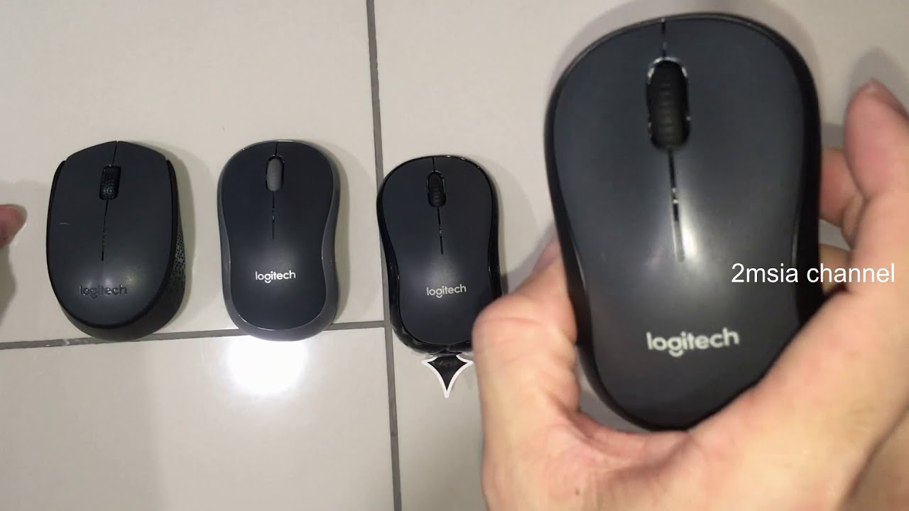 Logitech Mouse M170 M185 M220 M221 Comparison Mouse Click Sound - YouTube