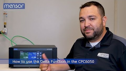 How to use the Delta Function on the CPC6050
