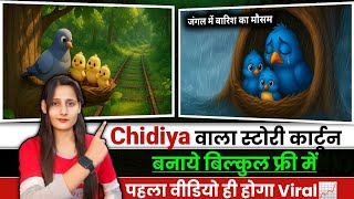 Bird Cartoon Video Kaise Banaye |Saral Toons Se Video Kaise Banaye | How To Make Cartoon Story Video screenshot 2