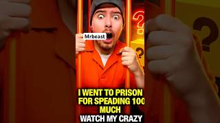 I Went to Prison for Spending Too Much | Watch My Crazy Purchases! #mrbeast #prisonchallenge #shorts
