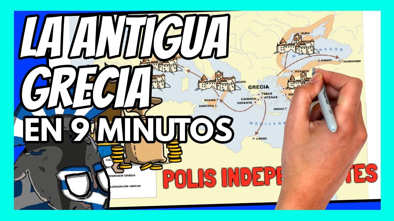 ✅ La historia de la ANTIGUA GRECIA en 9 minutos | Resumen corto y divertido