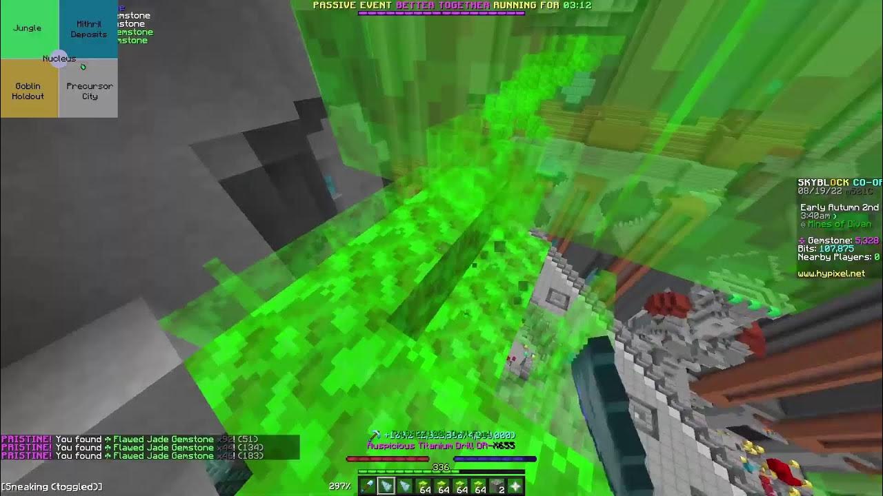 🔴Hypixel Skyblock, Jade mining Aka Printing money (maybe get reqs to