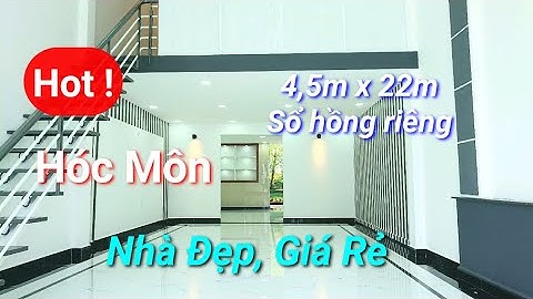 [ Mới ] Bán Nhà Sổ Hồng Riêng huyện Hóc Môn Sau Trường Học Xuân Thới Thượng đường Phan Văn Hớn.