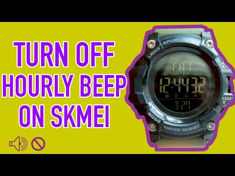 disable hourly beep on SKMEI watches 