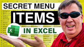 Excel - Secret Menu Items: Episode 104